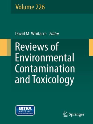 cover image of Reviews of Environmental Contamination and Toxicology Volume 226